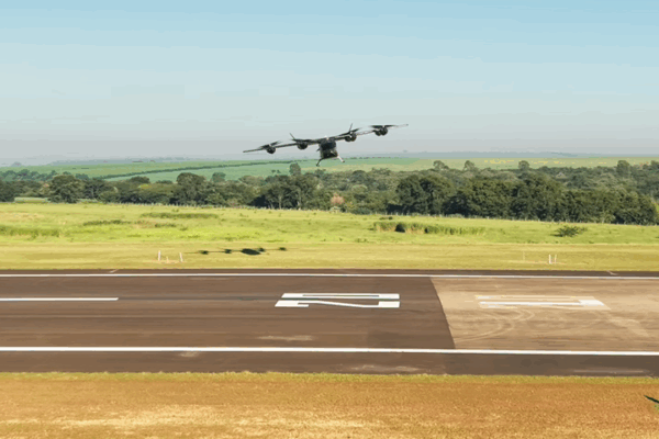 Eve eVTOL prototype completes hover