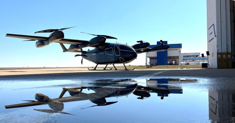 Eve 100 eVTOL Set to Make Low-speed